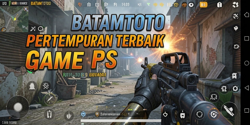 Tampilan aksi mendebarkan dalam gameplay BATAMTOTO FPS.