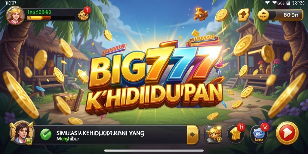 Screenshot gameplay <strong>BIG777</strong> yang menunjukkan karakter dalam suasana simulasi.