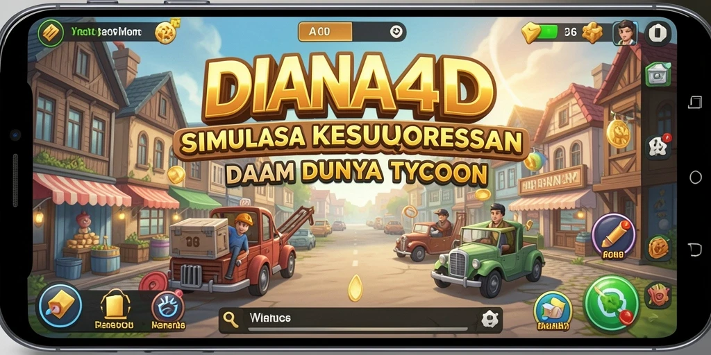 Tampilan gameplay <strong>DIANA4D</strong> yang menarik dan menantang sebagai game Tycoon.