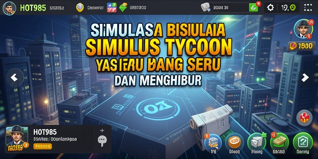 Tampilan gameplay Tycoon yang menarik dan interaktif.