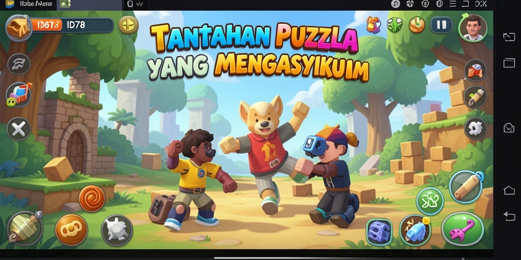 Tampilan menarik gameplay puzzle dari ID678.