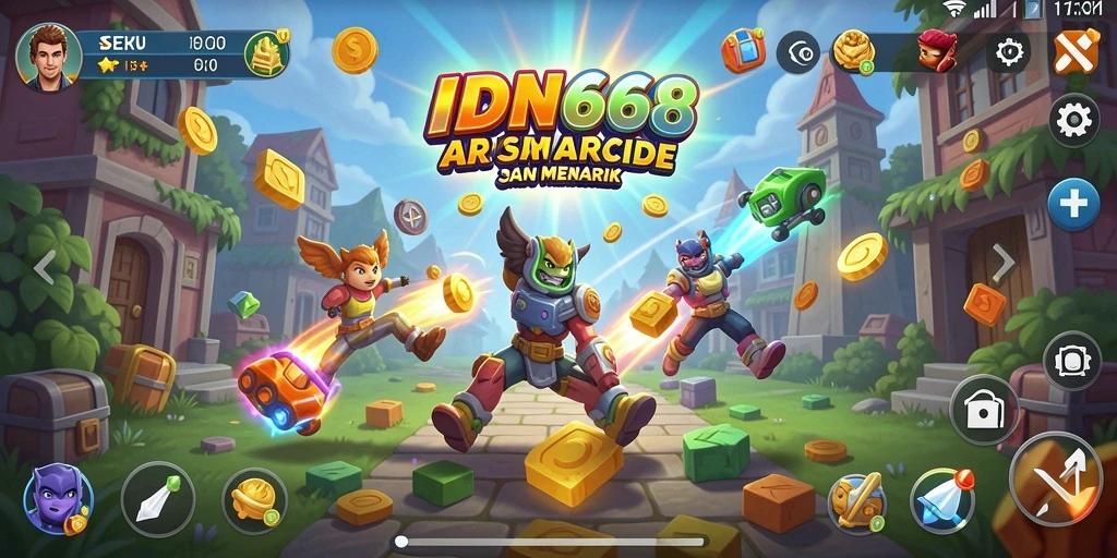 Tampilan gameplay menarik dan menantang dari IDN668.