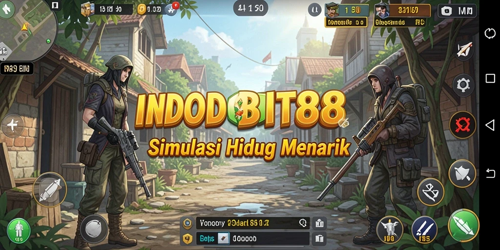 Tampilan gameplay INDOBIT88 yang menarik dan imersif.