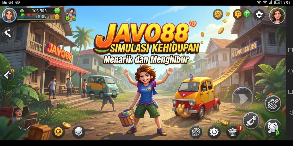 Tampilan gameplay JAVO88 yang mendalam dan interaktif.