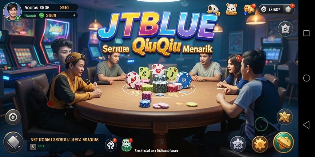 Tampilan gameplay QiuQiu yang menarik di JTBLUE.