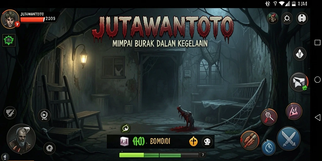 Screenshot gameplay menegangkan dari JUTAWANTOTO.