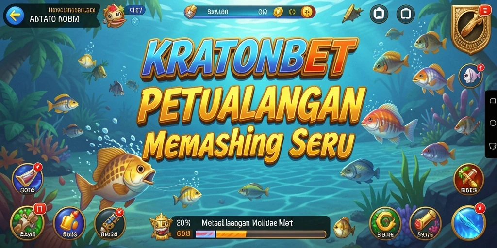 Screenshot gameplay <strong>KRATONBET</strong> menampilkan keseruan memancing.