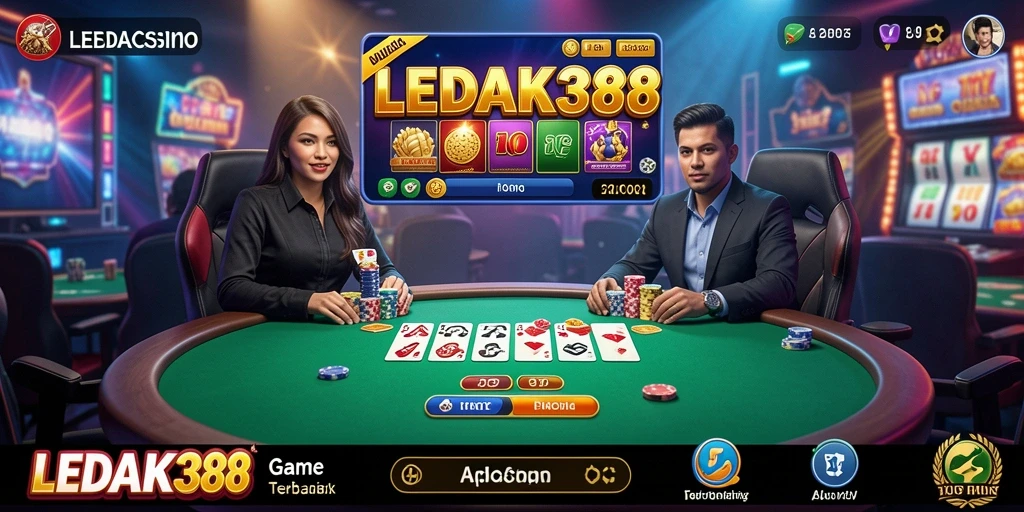 Gameplay live casino yang seru dan interaktif di LEDAK388.