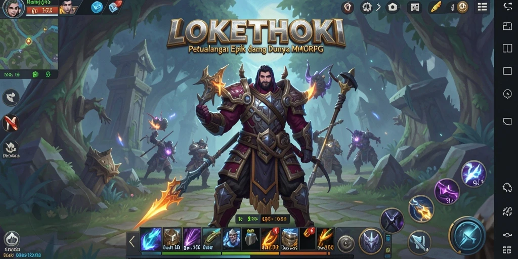 Tampilan gameplay LOKETHOKI yang seru dan interaktif.