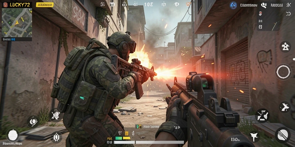 Tangkapan layar gameplay LUCKY72 yang mendebarkan dan realistis.