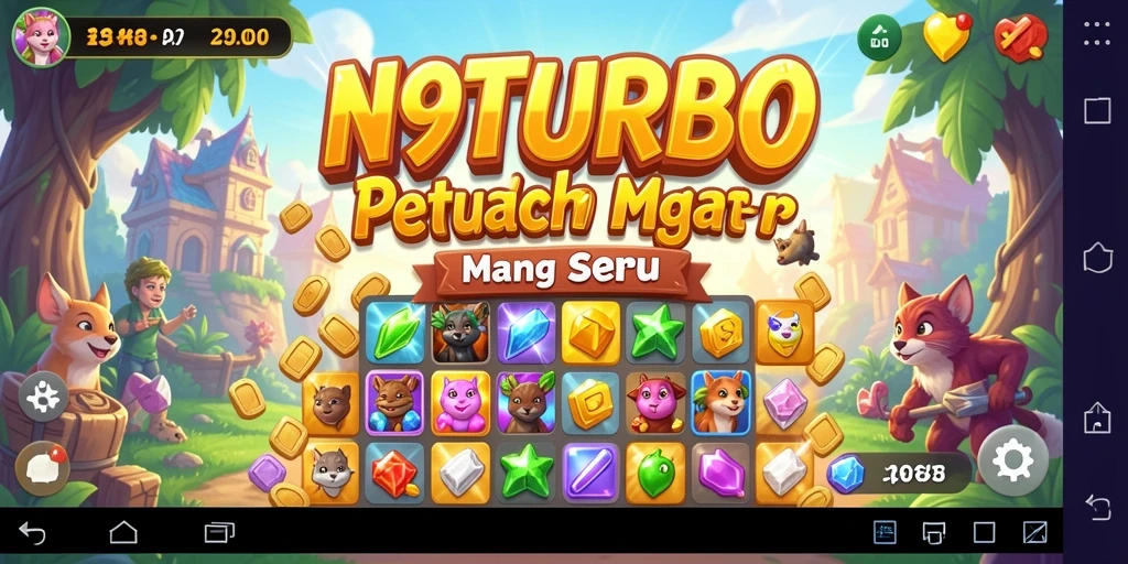 Gameplay seru N9TURBO dalam dunia Match-3.