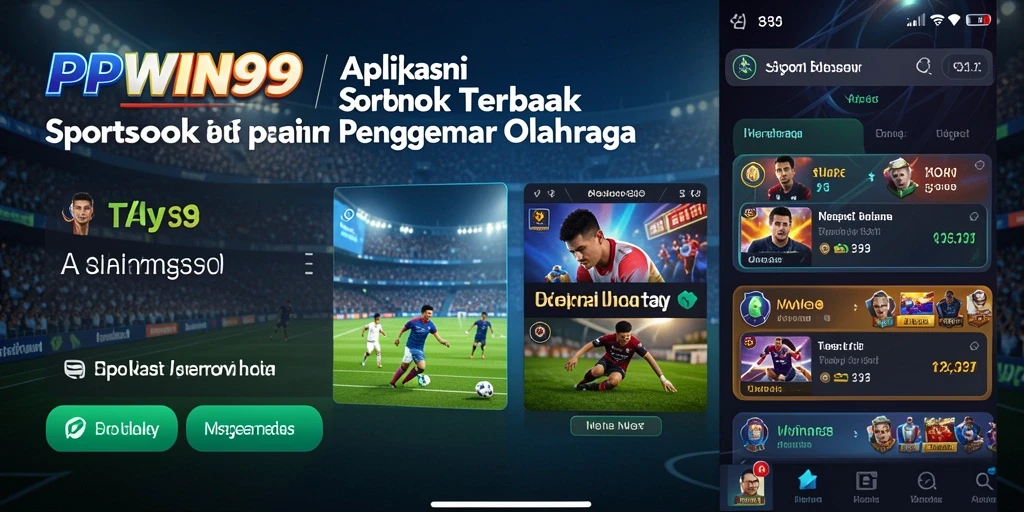 Tampilan utama PPWIN99 menunjukkan berbagai pilihan taruhan olahraga.