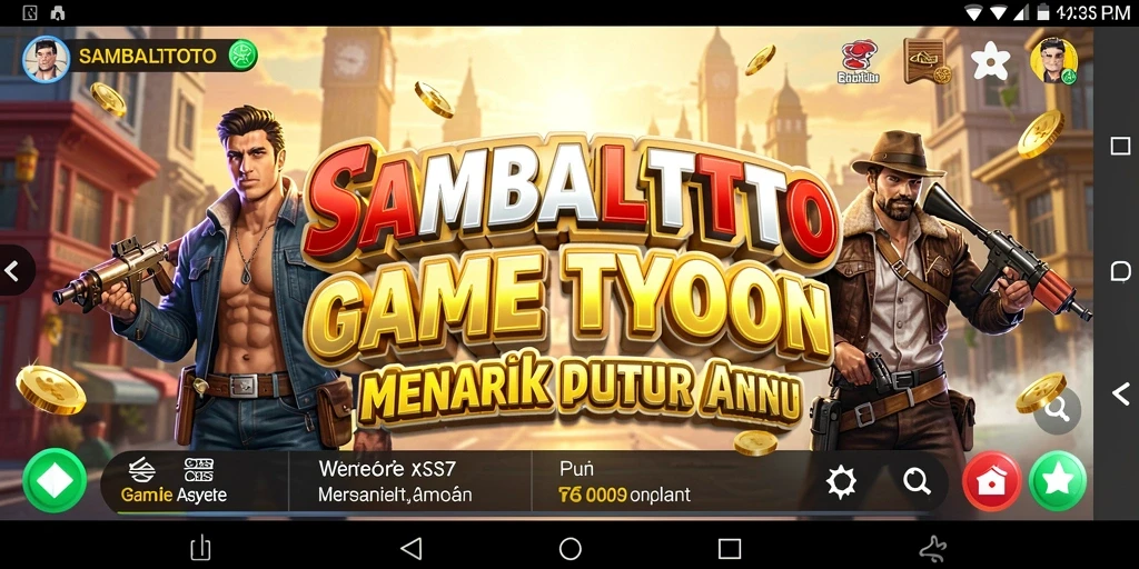 Screenshot SAMBALTOTO menampilkan gameplay Tycoon yang menarik.