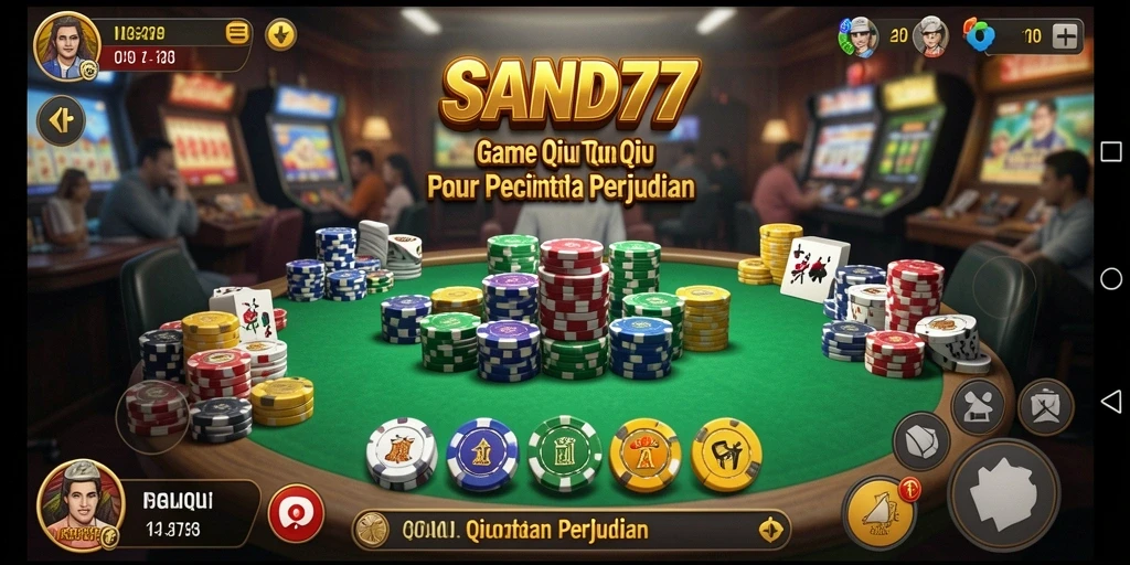 Tampilan gameplay QiuQiu yang menarik dan interaktif.