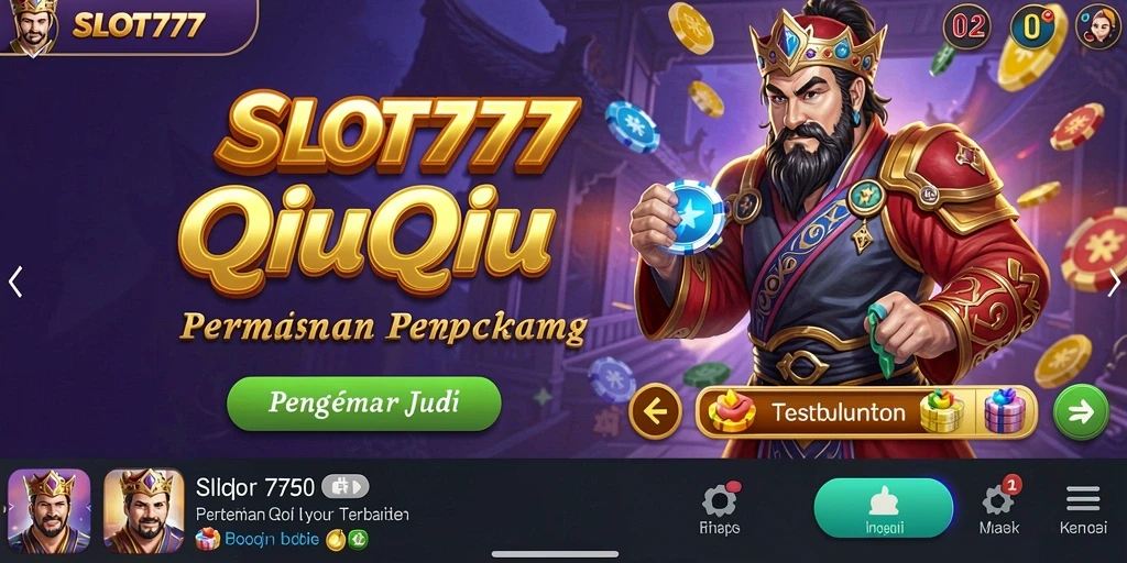 Tampilan gameplay menegangkan di SLOT777 QiuQiu.