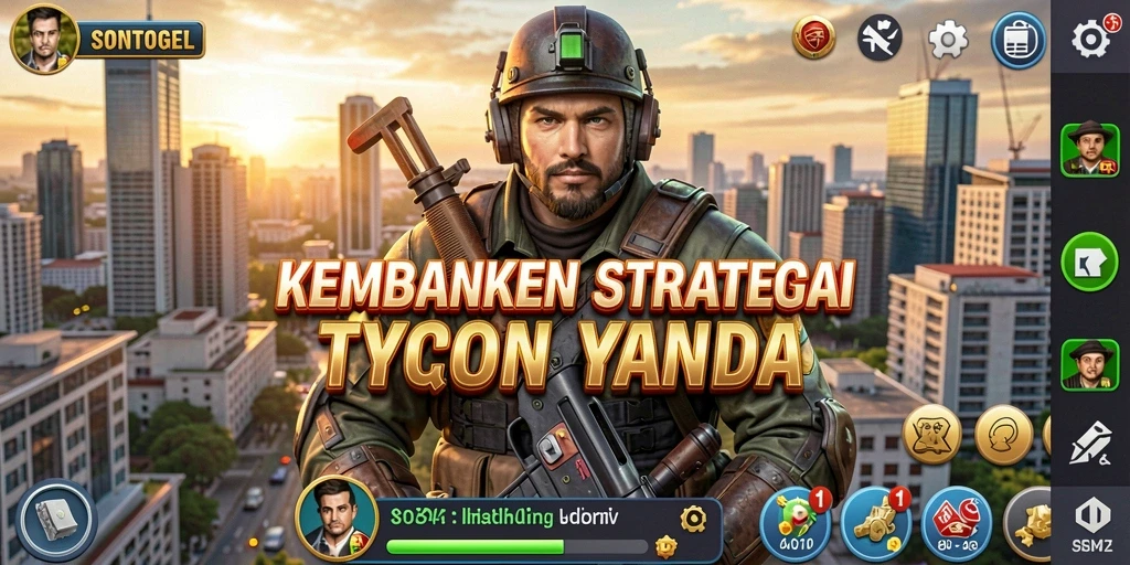 Screenshot gameplay <strong>SONTOGEL</strong> menunjukkan pengelolaan bisnis yang seru.