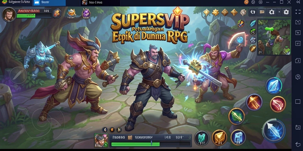Tampilan gameplay <strong>SUPERSVIP</strong> yang seru dan mendebarkan.
