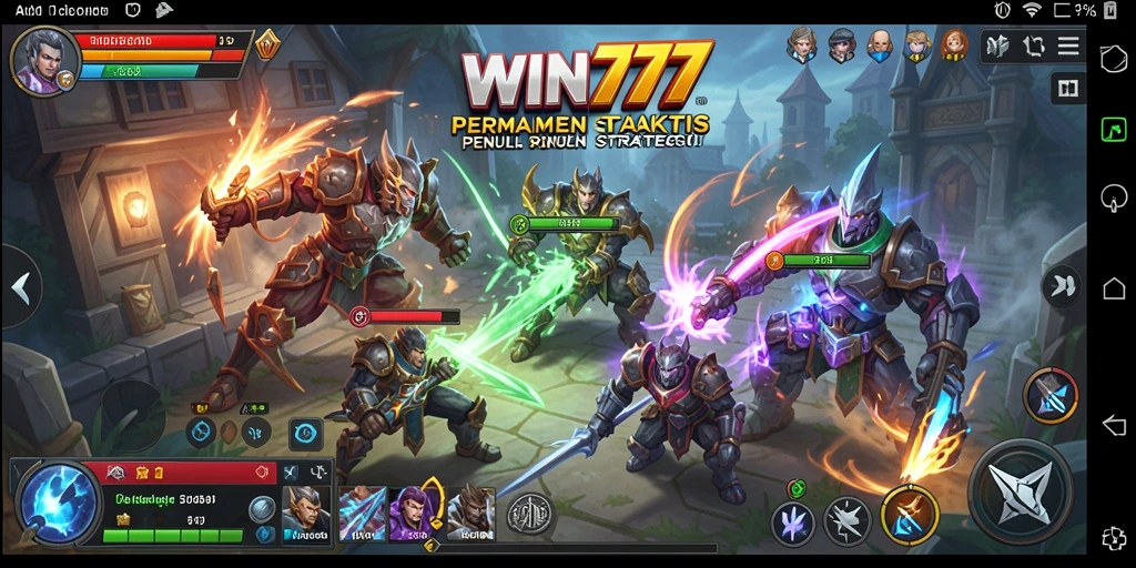 Screenshot gameplay WIN777 menunjukkan aksi taktis yang mendebarkan.