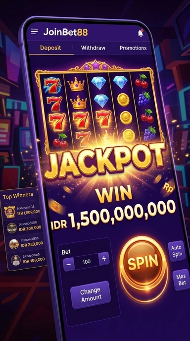 Tampilan antarmuka user-friendly di joinbet88.